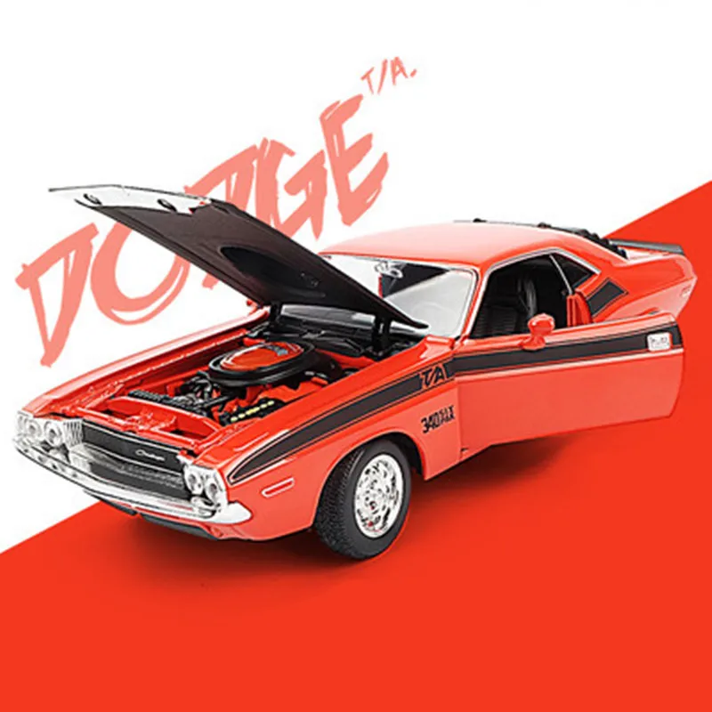 Высокое качество 1:24 Dodge Challenger сплав модель автомобиля расширенная коллекция и
