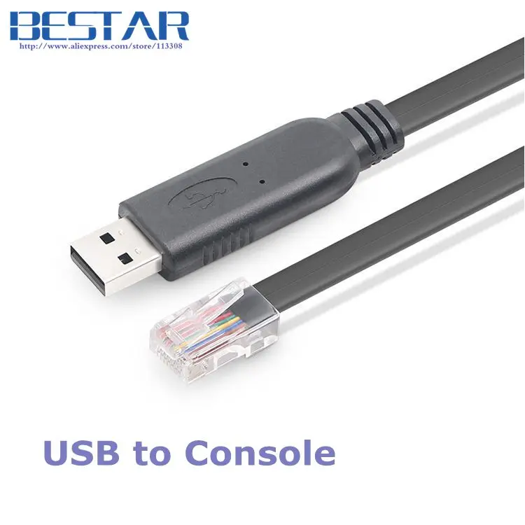 6FT font b Network b font Routers FTDI USB RS232 to RJ45 Console male Cable For