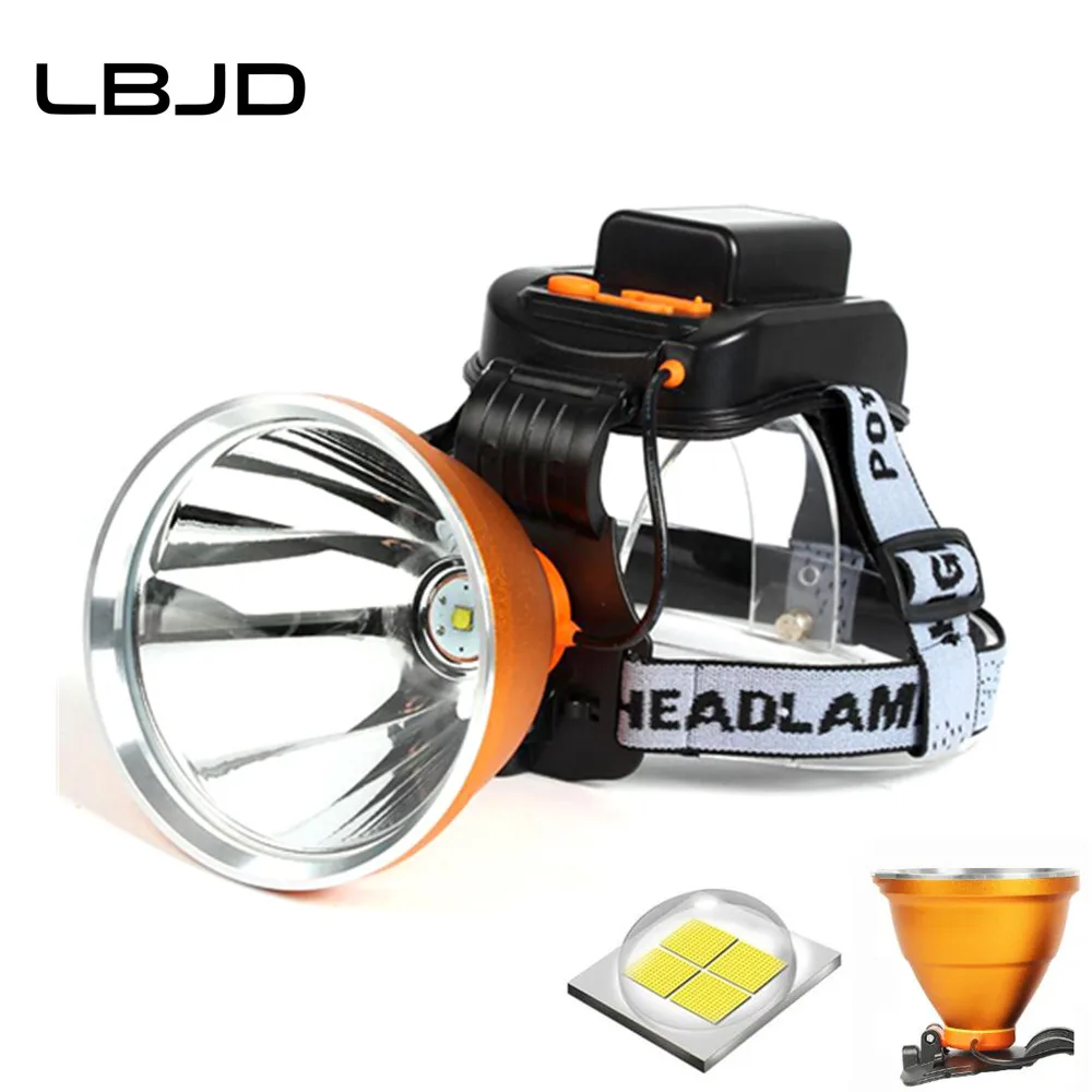 

Headlight cree xhp70 or xhp50 lamp beads Built-in 6*18650 lithium battery Direct charging Hunting Flashlight led headlamp