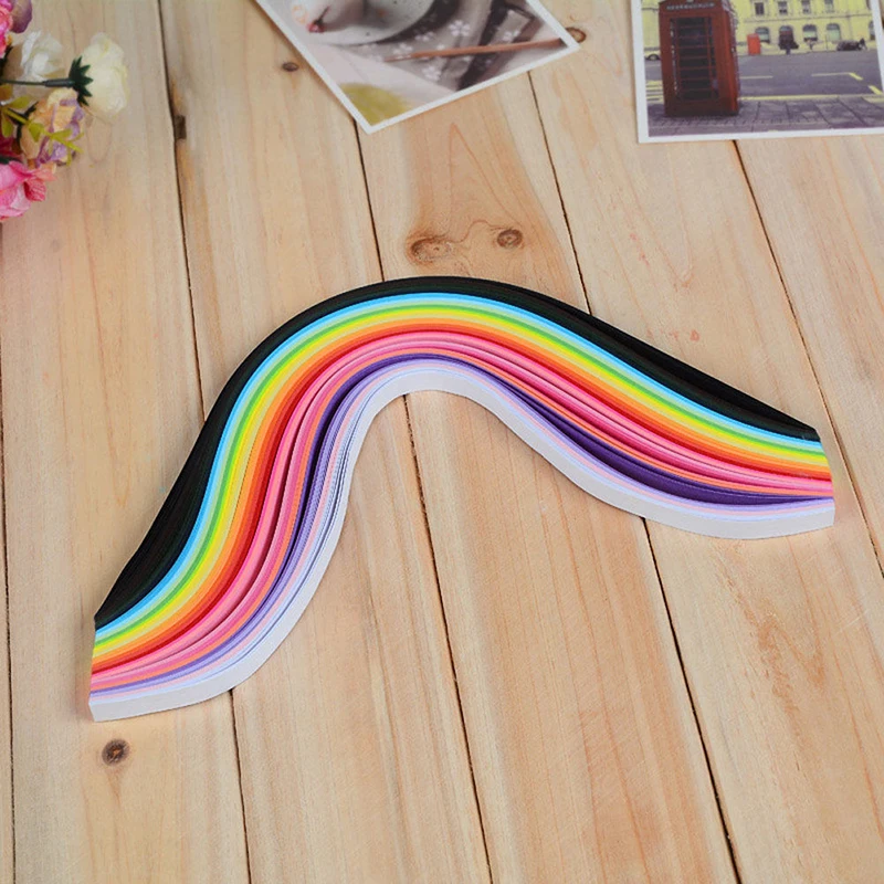 260 шт 3 мм/5 мм 26 цветов бумаги Quilling DIY Украшение сброс давления подарок корабль