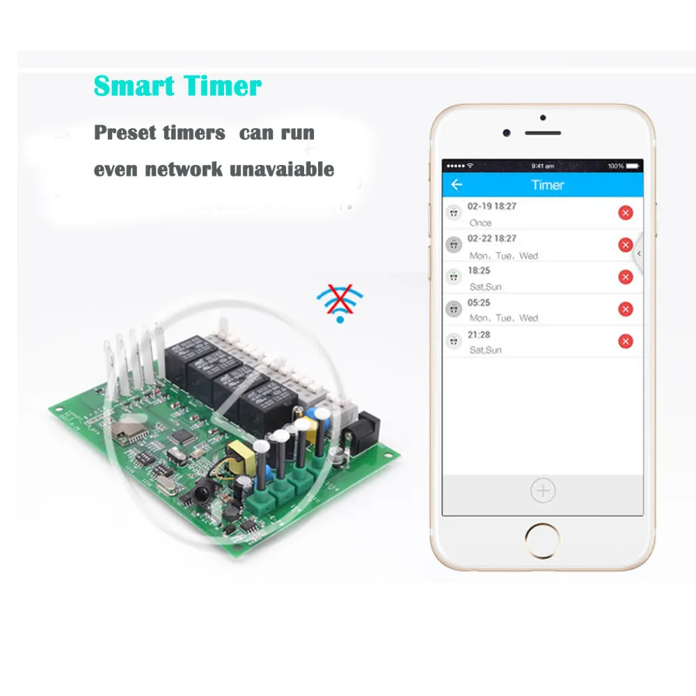 Sonoff 4CH PRO R2 умный дом Модуль Автоматизации контроллер беспроводной