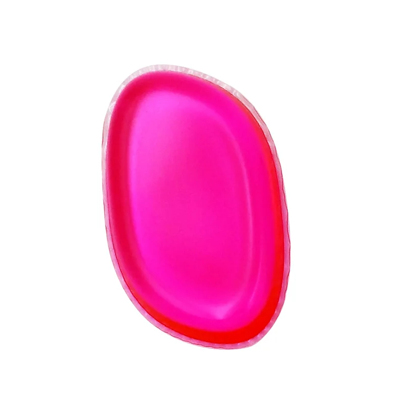 1* SiliSponge блендер силиконовый спонж для Макияжа Косметический спонж Кремнеземные блендеры косметические основы для жидкого тонального крема BB CC - Цвет: Розовый