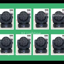 8 шт./лот Привет-Качество 12*12 Вт RGBW 4 в 1 LED перемещение головы луч привело moving головной свет для Сценическое освещение