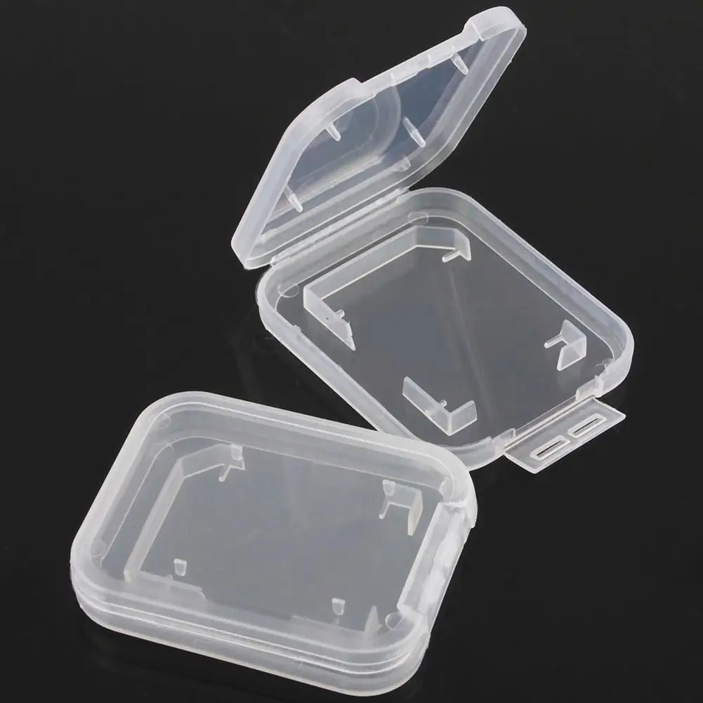 

Top 10Pcs Lightweight Clear Standard SD SDHC Memory Card Case Storage Holder Box
