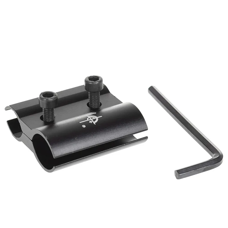 Metal Tube Clip Cycling Flashlight Clip Flashlight Laser Clamp Mount Scope Sighting Telescope Torch Mount Holder Hardware Tool cable clip