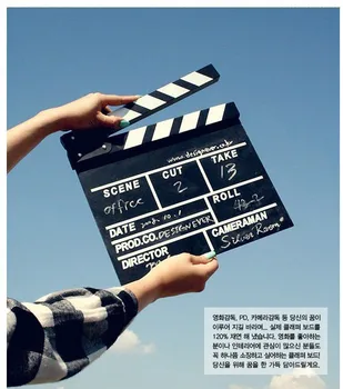 

Photography Prop Wooden Clapperboard 31*28 CM