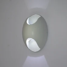 Открытый Водонепроницаемый светодиодный настенные светильники IP65 AC90-260V 10 Вт светодиодный Алюминий Двор Сад веранда коридор огни