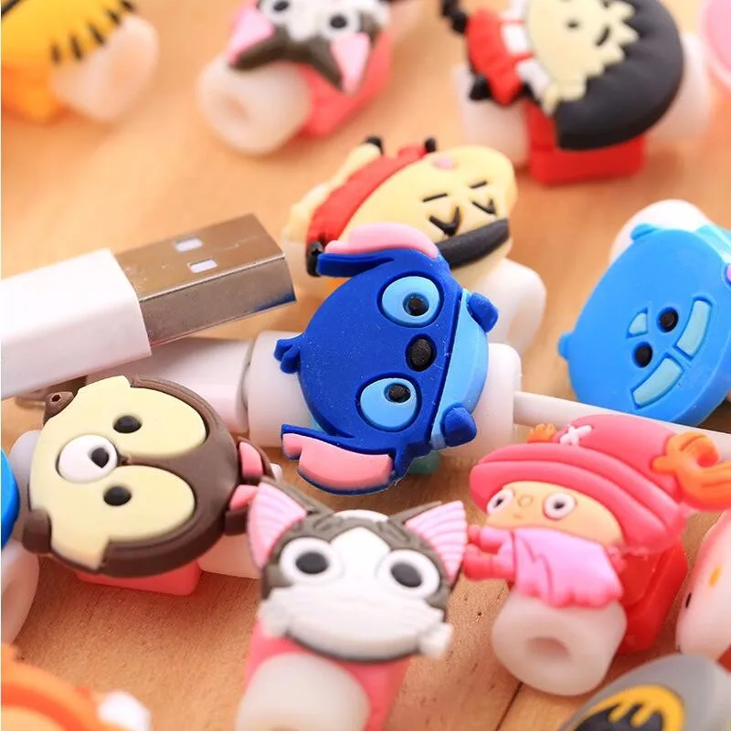 Cute Cartoon Phone USB cable protector for iphone cable chompers cord animal bite charger wire holder organizer protection Cute Cartoon Phone USB cable protector for iphone cable chompers cord animal bite charger wire holder organizer protection