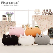 Creative Cartoon Pillow Decorative Cat Cushion with Tail Nap Pillow Cushion Cute Seat Cushion Home Decoration
