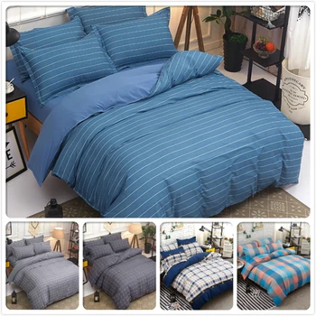 

3/4 pcs Bedding Set Full King Queen Twin Double Single Size Duvet Cover Big Bed Linen Cotton Couple Bedlinen 1.8m 2.0m 2.2m 2.4m