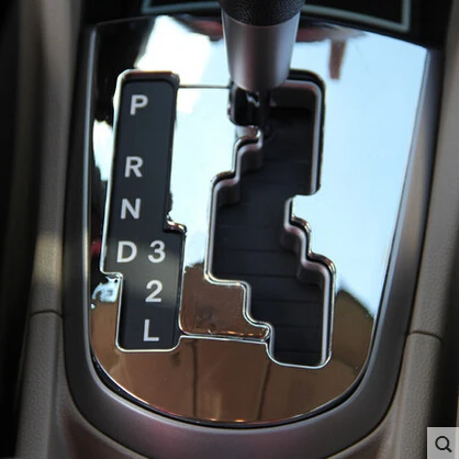 New! Abs chrome trim car hats style gearshift decorative cover for Hyundai Solaris Verna |