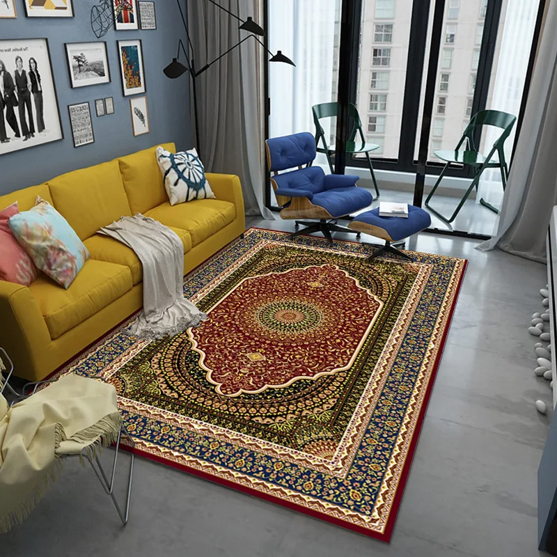 

Trend European Jacquard Antiskid soft Textile Carpet Classical Bedroom Floor Mat Home Decoration Area Rugs Custom Luxury Carpets