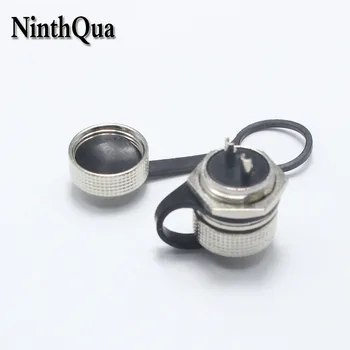 

2Pieces Aviation Plug Cover Waterproof Connector Plugs Dust Metal Cap for GX16