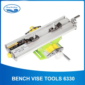 

Free shipping Mini Multifunctional Cross Working Table worktable For Drilling Milling Machine Bench Vise Machanic Tools 6330