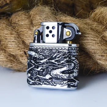 

Lighters and Smoking Accessories, Armor dragon metal kerosene lighters, Boutique gift lighters.