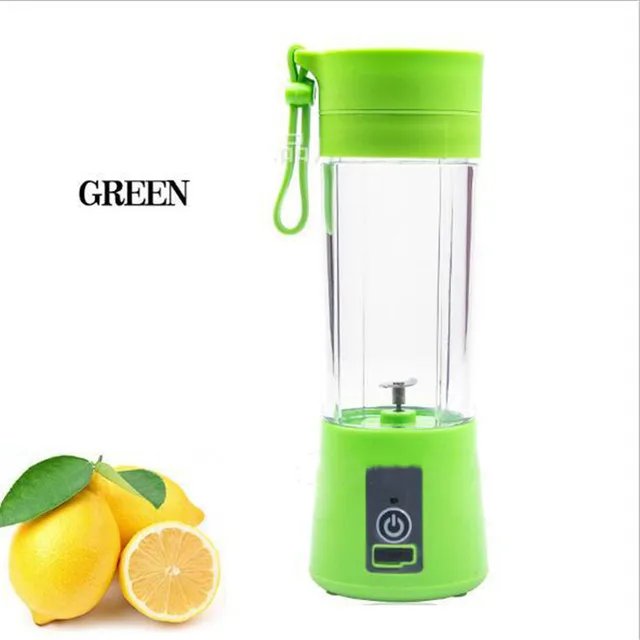 400ml Portable Mixed Juicer Cup USB Rechargeable Mixer Bottles Electric
