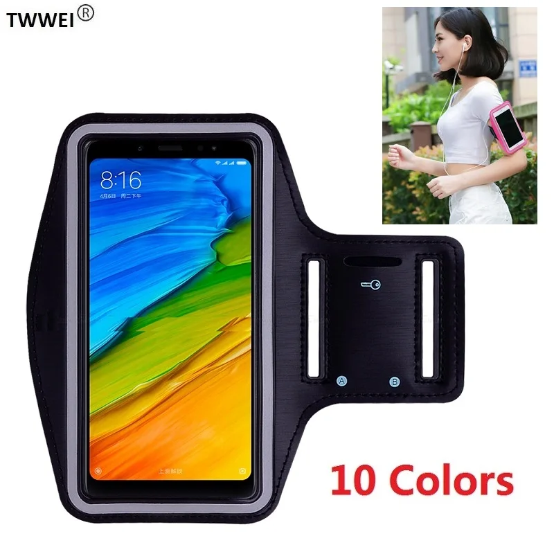 تشغيل للرياضة حالة ل Xiaomi Redmi 7 6 برو 6A 5 زائد Redmi ملاحظة 7 6 5 برو 4X4 حالة حامل هاتف حزام غطاء حقيبة الذراع الفرقة