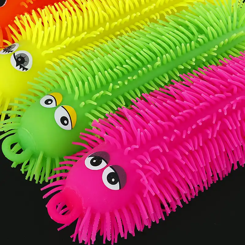 puffer worm toy