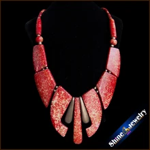 Comercio al por mayor RedTibetan joyería tribal Hueso de Yak Tibetano Hecho A Mano Natural de las mujeres de plata del Águila Colgante collar Largo Envío gratuito