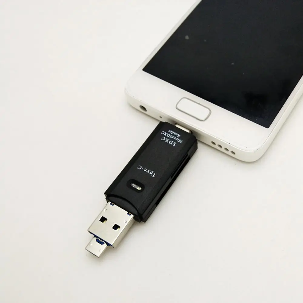 USB2.0 Многофункциональный кард-ридер 2,0 мульти-в-одном SD устройство для считывания с tf-карт TYPE-C мульти-в-одном кард-ридер