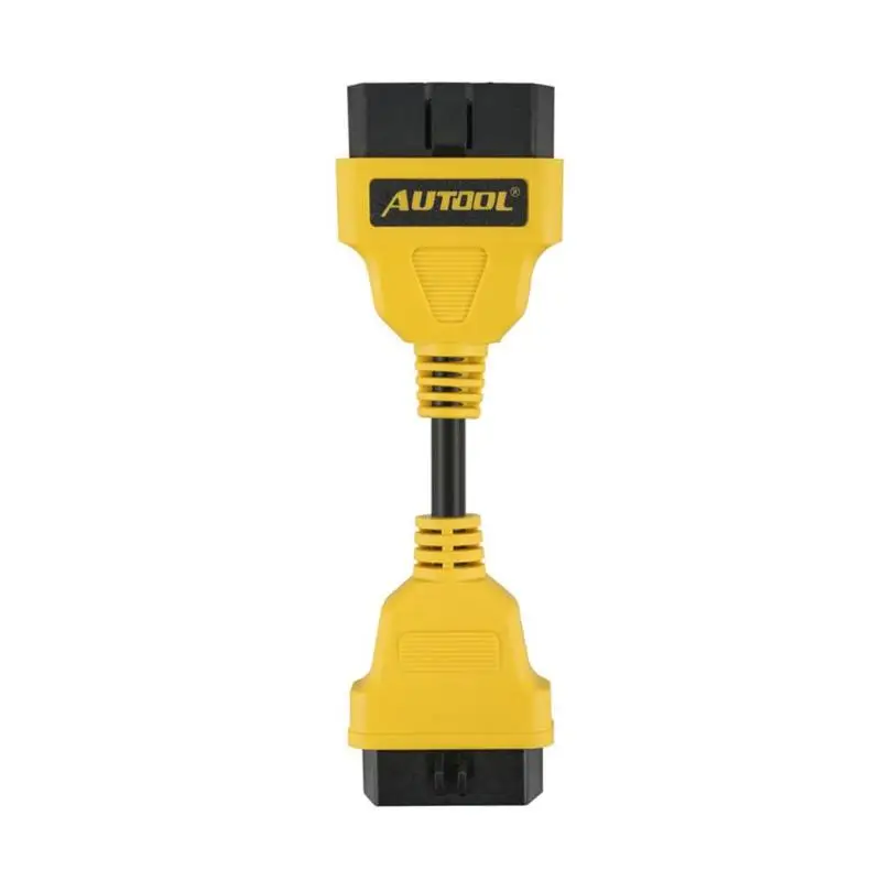 Autool Авто OBD2 16Pin 14 см диагностический соединительный кабель с адаптером мужской и женский провод полностью автоматическая технология высокого качества чистая медь