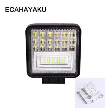 

ECAHAYAKU 4 Inch LED work light bar 126W Driving Lights Combo Beam spotlight fog Lamps for off road jeep Trucks ATV UTV SUV Boat