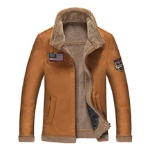 Зимние меховые пальто для мужчин из кашемира и искусственной овчины, мужские меховые пальто, тонкая роскошная Флисовая теплая Мужская парка, куртки коричневого и синего цвета, верхняя одежда