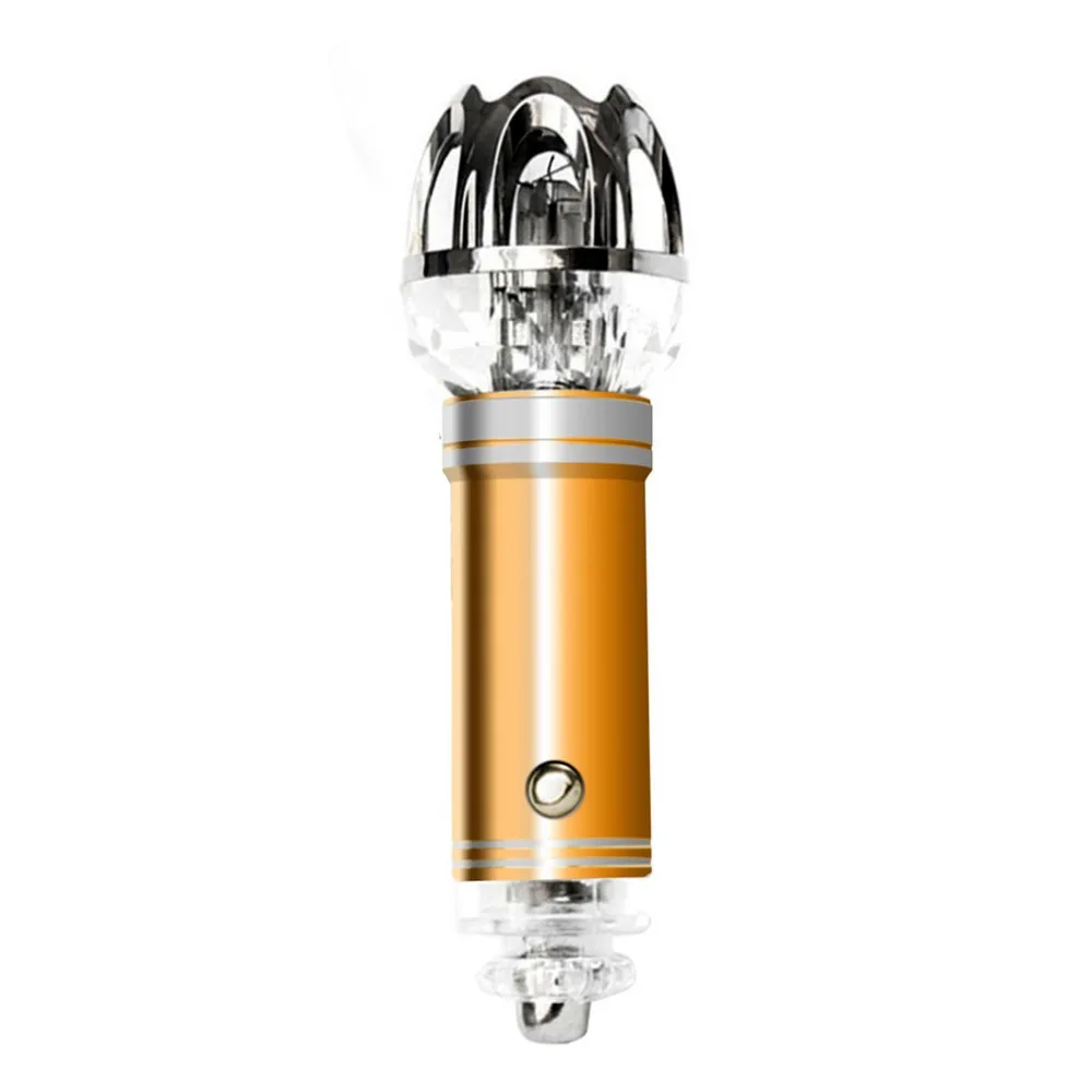 

New 12V/DC mini Air Purifier Air Freshener Auto Car Fresh Air Ionic Purifier Oxygen Bar Ozone Ionizer Cleaner Car Accessories