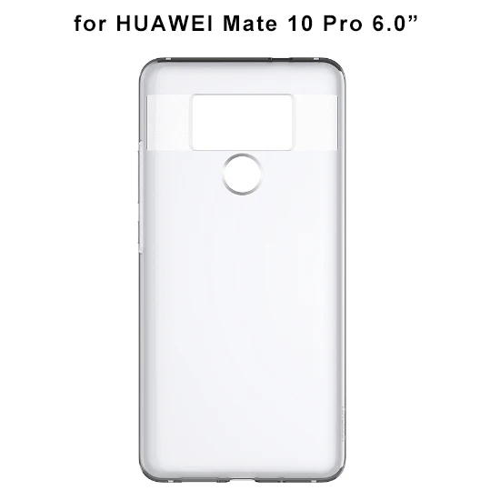 Официальный чехол для huawei mate 10 mate 10 Pro из мягкого ТПУ, прозрачный чехол для задней панели, чехол для mate 10 mate 10 Pro - Цвет: for Mate 10 Pro