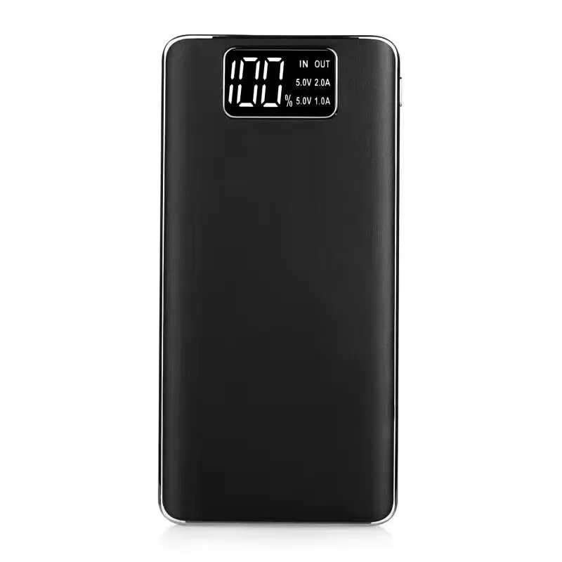 Мощность Bank 30000 mah внешняя Батарея повербанк 2 USB светодиодный банк Портативный