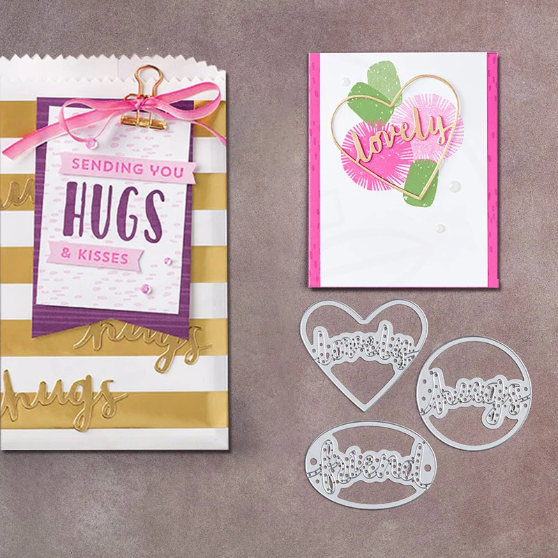 

New Arrival Dies Heart Metal Cutting Dies New 2019 for Dies Scrapbooking Album Embossing Stencil Card Decoration DIY Craft Die