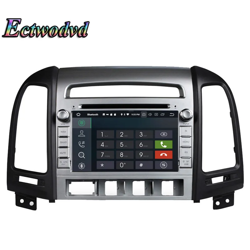 Top Ectwodvd Octa Core 4G RAM 64G ROM Android 9.0 Car Multimedia DVD Player GPS HeadUnit for Hyundai SANTA FE 2012 2013- 8