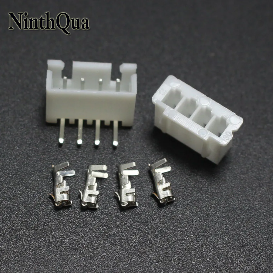 50 комплектов XH2.54 4P разъем 2 54 мм 4Pin XH заголовок с прямым углом + Корпус терминал для