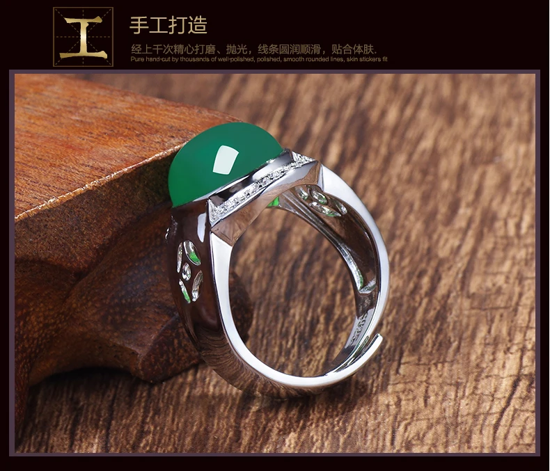 Женское кольцо кольца Anillos Chrysoprase dominie мужское кольцо открытие Banzhi подарочные сертификаты указательный палец упаковка