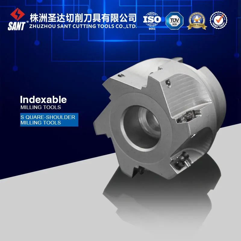 

Indexable square should milling cutter EMP02-050-A22-AP16-05 serials milling tool