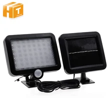 Светодиодный светильник для крыльца 56 светодиодный открытый Солнечный настенный светильник PIR датчик движения Солнечная лампа водонепроницаемый инфракрасный датчик садовый светильник