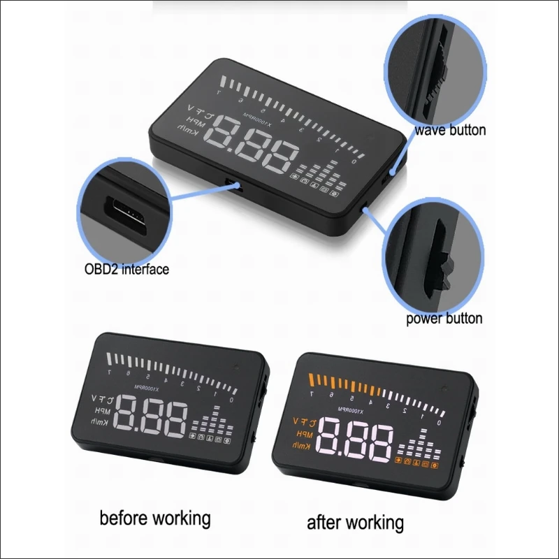 

For Audi A6 S6 RS6 C6 C7 - Safe Driving Screen Car HUD Head Up Display Projector Refkecting Windshield Good Quality