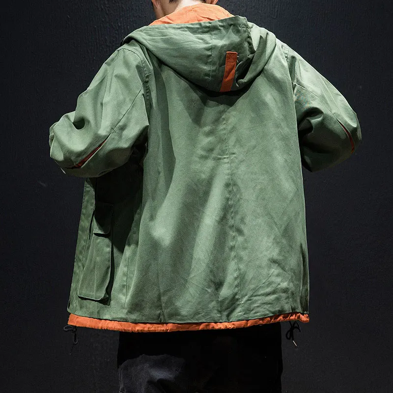 2018 Contrast color outerwear coat mens clothing streetwear male jacket men high street hoodies hip hop jackets fashion clothes 2018 Contrast color outerwear coat mens clothing streetwear male jacket men high street hoodies hip hop jackets fashion clothes