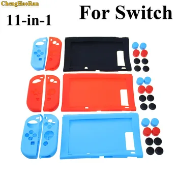 

ChengHaoRan 1set Silicone protection case grips cap Set for Nintendo Switch Console NS Joy-Con Controller Anti-wear soft cover