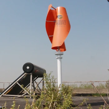 

Helix wind turbine small 300w 12v/24v vertical axis wind turbine with MPPT HYBRID controller and 1kw pure sine wave inverter