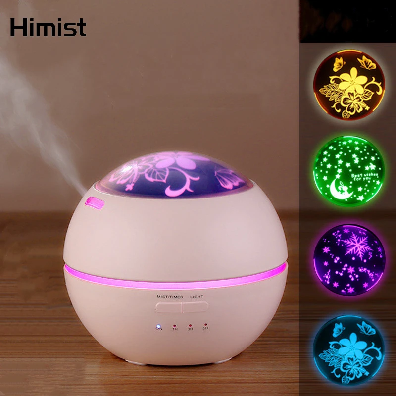 Продажа Himist увлажнитель воздуха ультразвуковой Арома диффузор 150 мл 14 Вт аромат распространения ароматерапия эфирное масло диффузор Главная Mist чай...