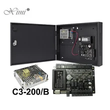 RFID карта система контроля доступа с батареей источник питания с функцией коробки ZK TCP/IP C3-200 2 двери панель управления доступом