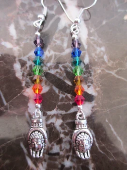 

Hot !-Fashion Jewelry Earrings-Buddha head, cross&crystal beads-Charm Drop Earrings Pendant-for woman gift-20pairs-21