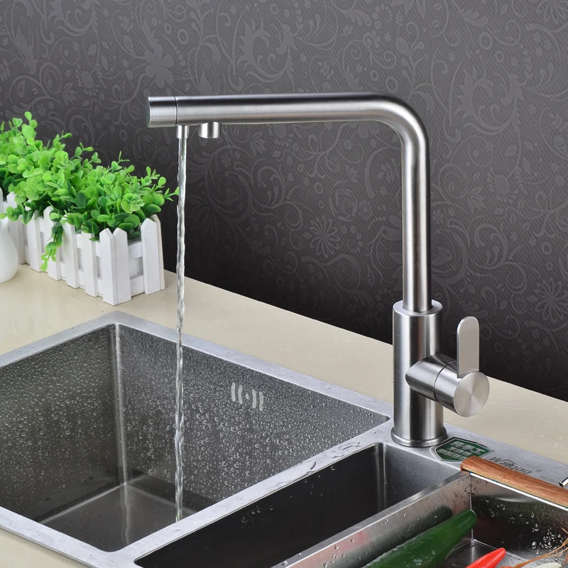 Кухня из нержавеющей стали 304|water faucet|faucet waterhot and cold |