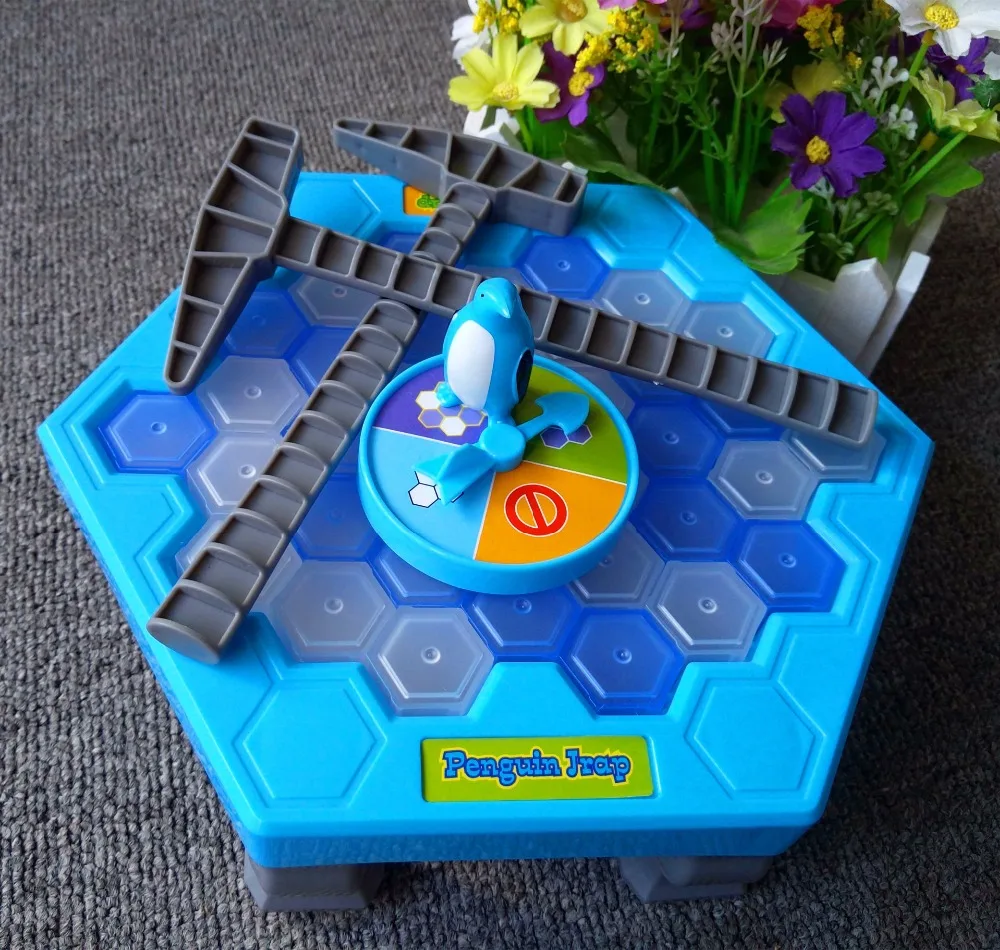 

Penguin trap interactive Ice Breaking Table Penguin Trap antistress toy activate fun toy for kids Family funny game zg007