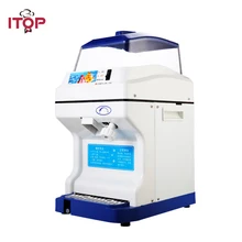ITOP Commercial Electric Ice Crusher Shaver 200kgs/h Snow Cone Ice Maker Machine Adjustable Ice Thickness slushy maker ITOP Commercial Electric Ice Crusher Shaver 200kgs/h Snow Cone Ice Maker Machine Adjustable Ice Thickness slushy maker