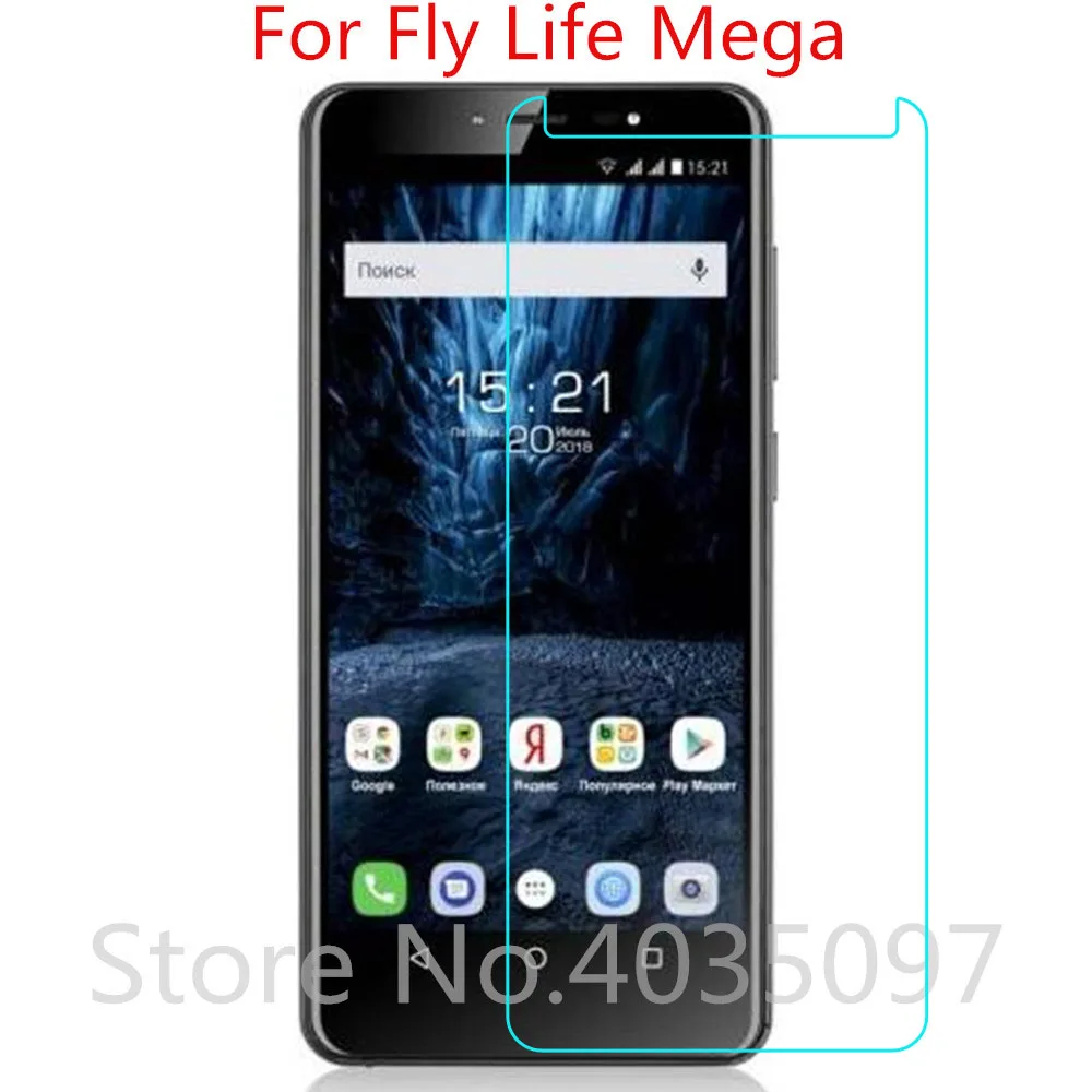 9H 2.5D для Fly Life Mega защитная пленка из закаленного стекла Взрывозащищенная Защитная