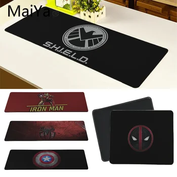 

Maiya High Quality MARVEL Spiderman Deadpool Logo Beautiful Anime Mouse Mat Rubber PC Computer Gaming mousepad