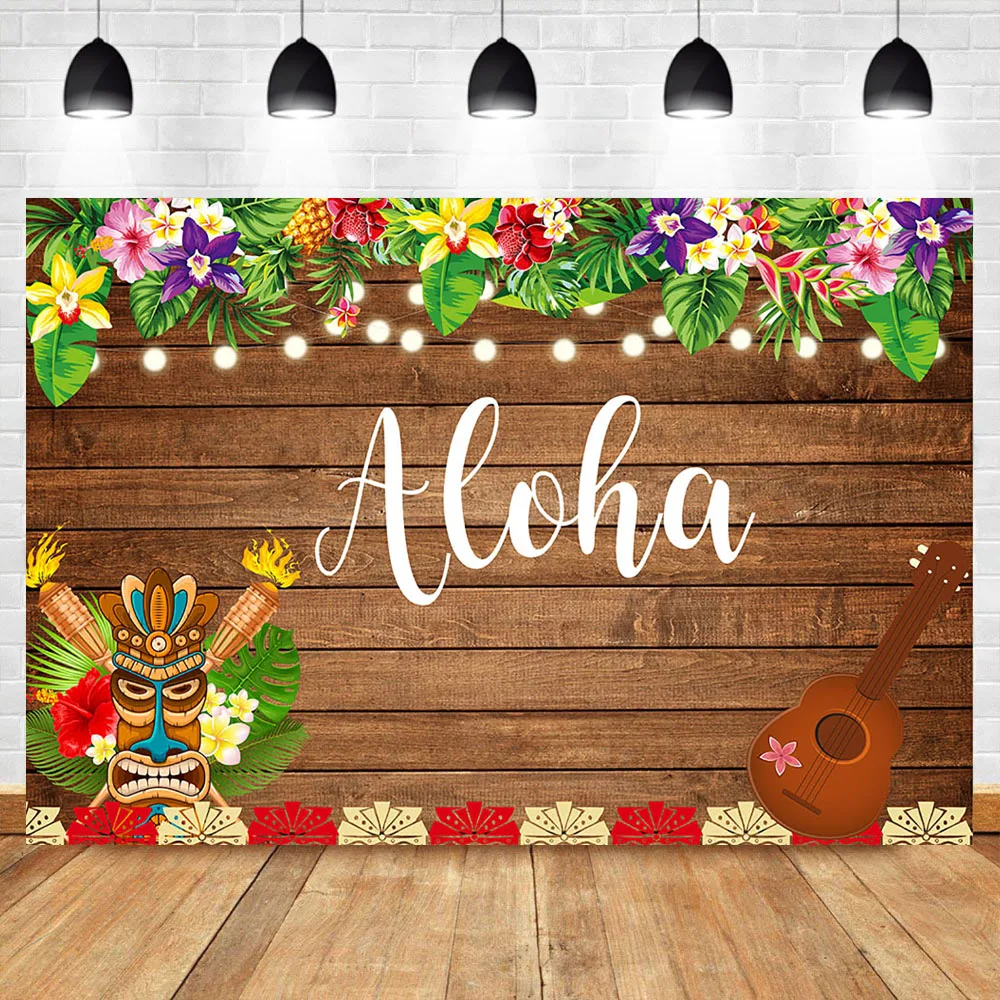 NeoBack Aloha бамбуковые вечерние фон цветок деревянные Фотографии Виниловый с