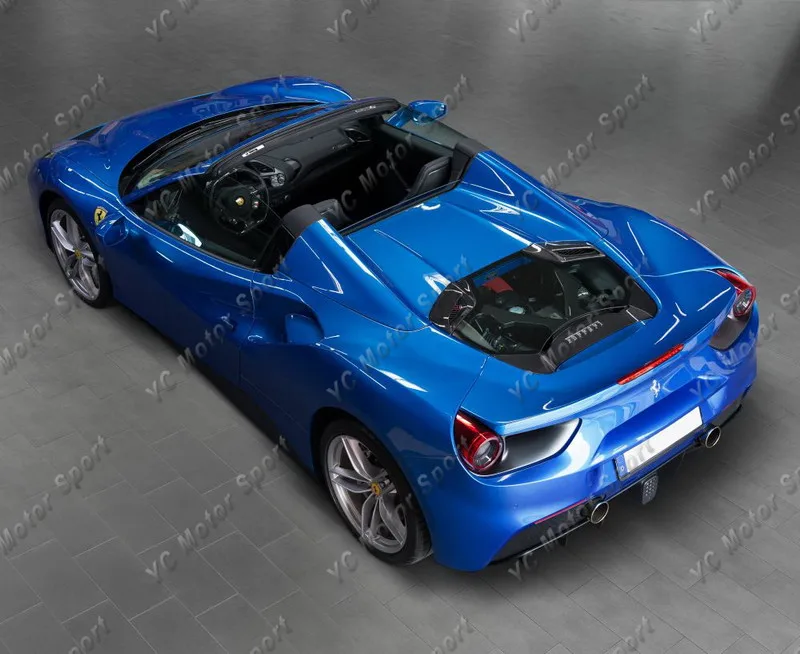 2015-2017 Ferrari F488 Spyder Capristo Style Engine Hood Bonnet CF (58)